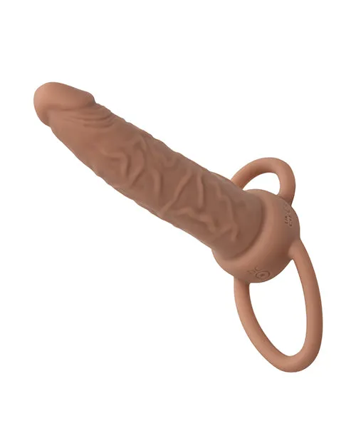CalExotics Female Sex Toys Performance Maxx Rechargeable Dual Penetrator Brown CalExotics Female Sex Toys Performance Maxx Rechargeable Dual Penetrator Brown
