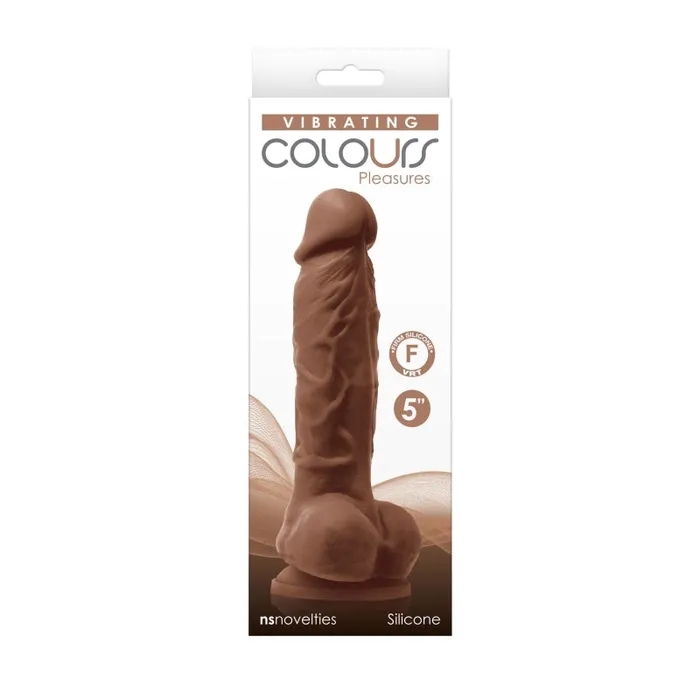 Colours Pleasures Vibrating 5 Inch Dildo Brown Bewicked Dildos Colours Pleasures Vibrating 5 Inch Dildo Brown Bewicked Dildos