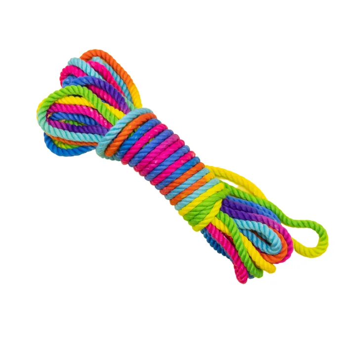 Couples Emojibator Unicorn Rainbow Bamboo Silk Bondage Rope Entrenue Holiday