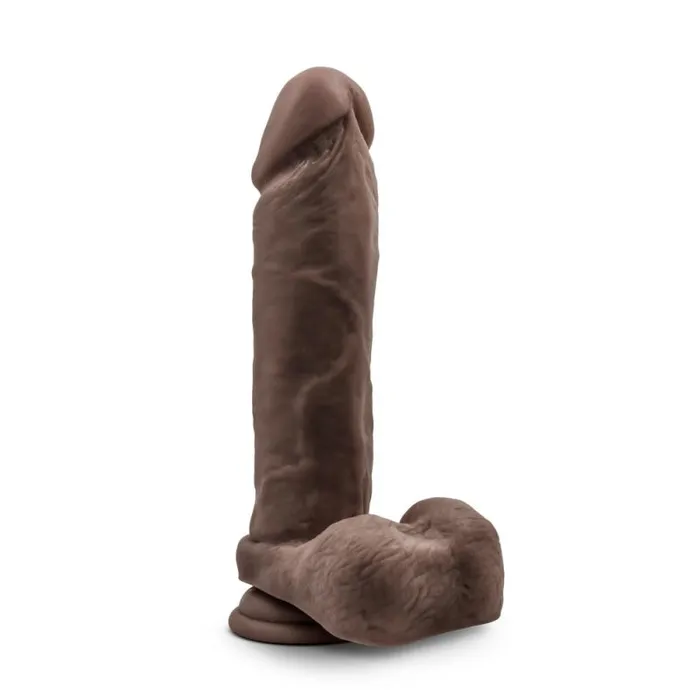 Dildos Blush Novelties Au Natural 95 Inch Dildo With Suction Cup Chocolate Dildos Blush Novelties Au Natural 95 Inch Dildo With Suction Cup Chocolate