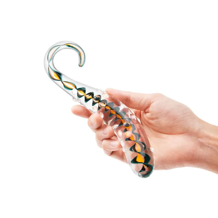 Dildos Gls 725 Candy Swirl Glass Dildo