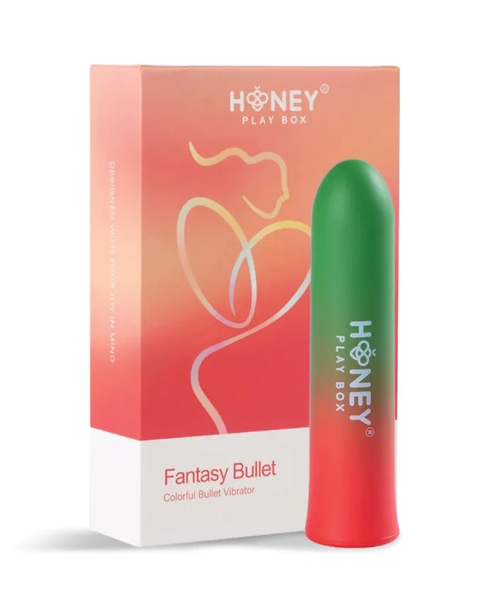 Fantasy Color Gradient Bullet Vibrator Pine Green Honey Play Box Female Sex Toys