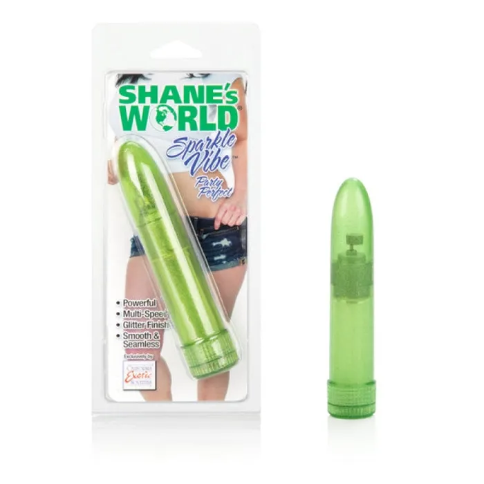 Female Sex Toys CalExotics Shanes World Sparkle Vibes Green Female Sex Toys CalExotics Shanes World Sparkle Vibes Green