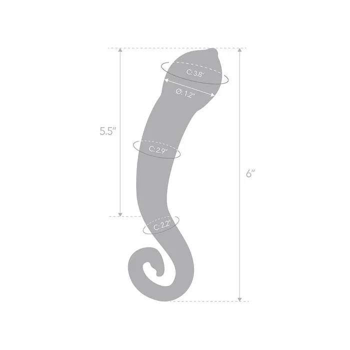 Gls Female Sex Toys Rainbow Spiral GSpot Artisanal Dildo