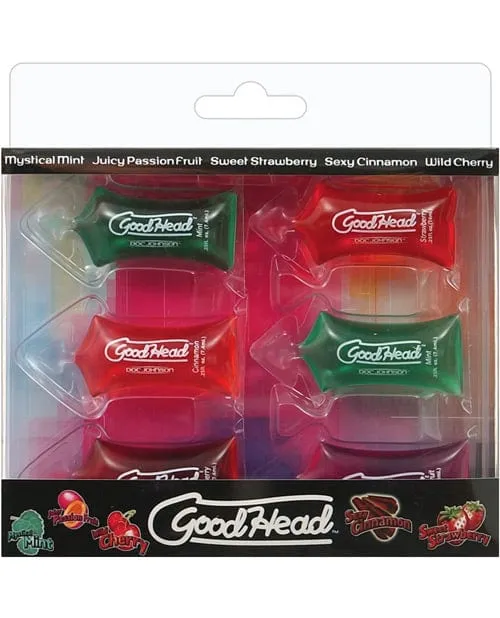 Good Head 25 Oz Pillow Asst Flavors Pack Of 6 Doc Johnson Male Sex Toys
