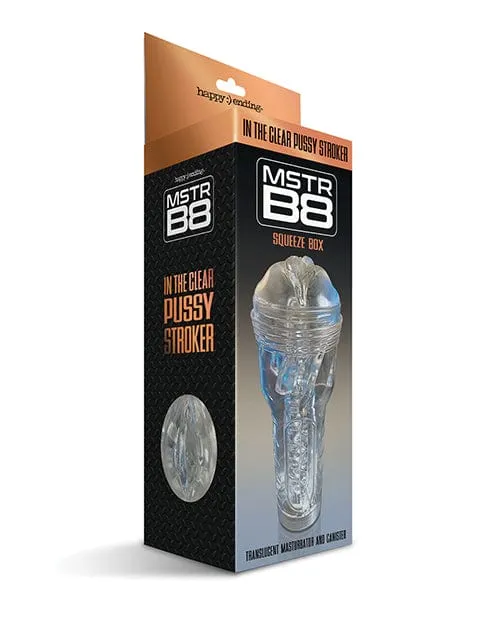Happy Ending Male Sex Toys Mstr B8 In The Clear Pussy Stroker Clear