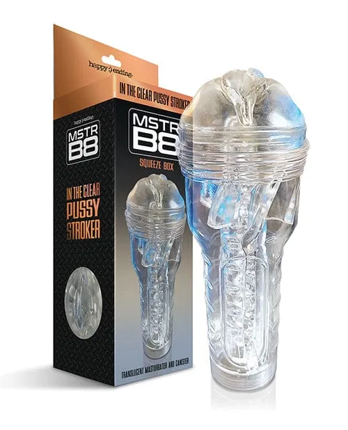 Happy Ending Male Sex Toys Mstr B8 In The Clear Pussy Stroker Clear Happy Ending Male Sex Toys Mstr B8 In The Clear Pussy Stroker Clear
