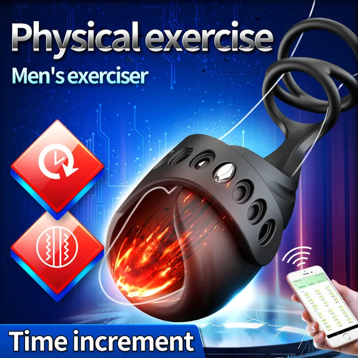 Honeysx Female Sex Toys Mens exerciser Penile Physical exercise Time increment Remote control Honeysx Female Sex Toys Mens exerciser Penile Physical exercise Time increment Remote control