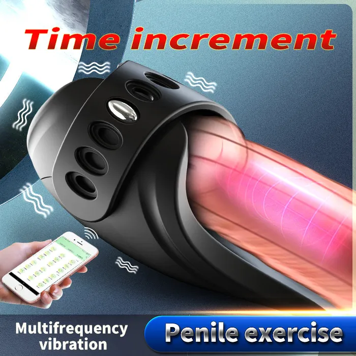 Honeysx Female Sex Toys Mens exerciser Penile Physical exercise Time increment Remote control Honeysx Female Sex Toys Mens exerciser Penile Physical exercise Time increment Remote control