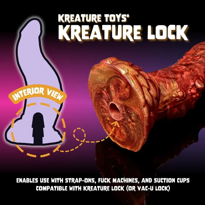 Kreature Adult Toys Dildos Kezax the Dark Wizard Solid Color
