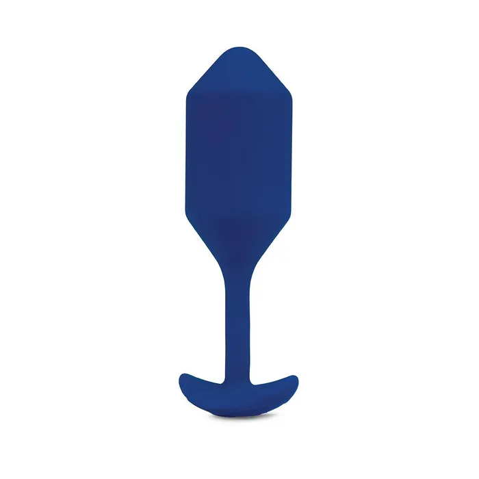 Male Sex Toys BVibe Snug Plug Vibrating XL Navy BVibe