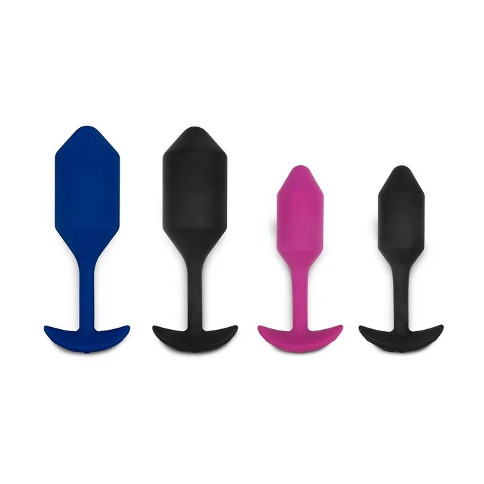 Male Sex Toys BVibe Snug Plug Vibrating XL Navy BVibe