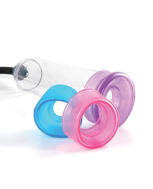 Male Sex Toys Pipedream Products Pump Worx Cock Trainer Pump System with 3 TPR Sleeves Male Sex Toys Pipedream Products Pump Worx Cock Trainer Pump System with 3 TPR Sleeves