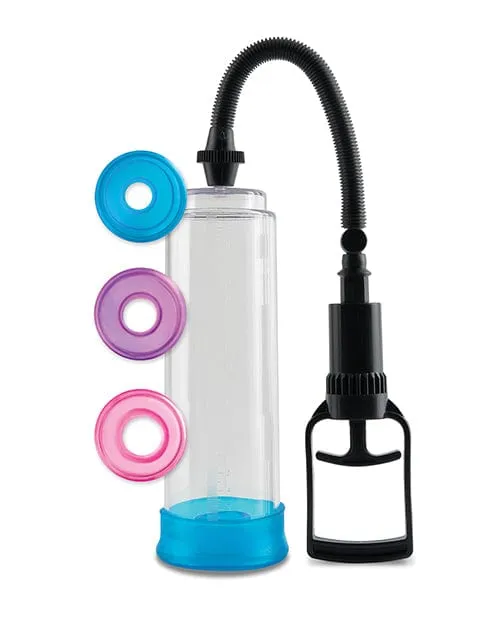 Male Sex Toys Pipedream Products Pump Worx Cock Trainer Pump System with 3 TPR Sleeves Male Sex Toys Pipedream Products Pump Worx Cock Trainer Pump System with 3 TPR Sleeves