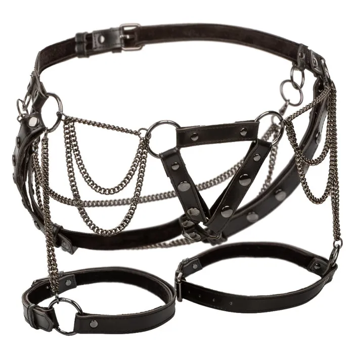 Plus Size Calexotics Euphoria Collection Plus Size Thigh Harness With Chains Black Plus Size Calexotics Euphoria Collection Plus Size Thigh Harness With Chains Black