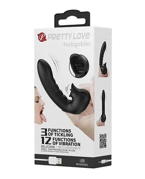 Pretty Love Hobgoblin Sucking Finger Vibe Black Pretty Love Vibrators