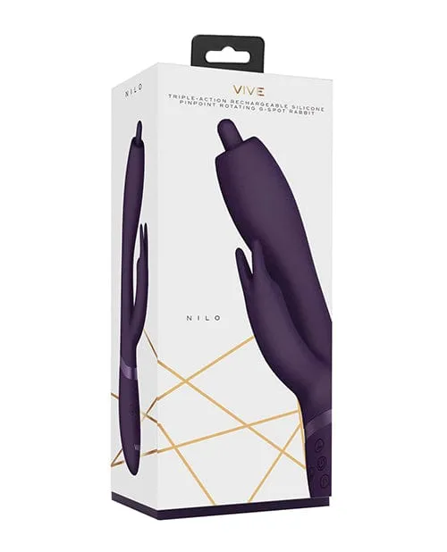 Shots Vive Nilo Pinpoint Rotating GSpot Rabbit Purple Shots America Vibrators Shots Vive Nilo Pinpoint Rotating GSpot Rabbit Purple Shots America Vibrators