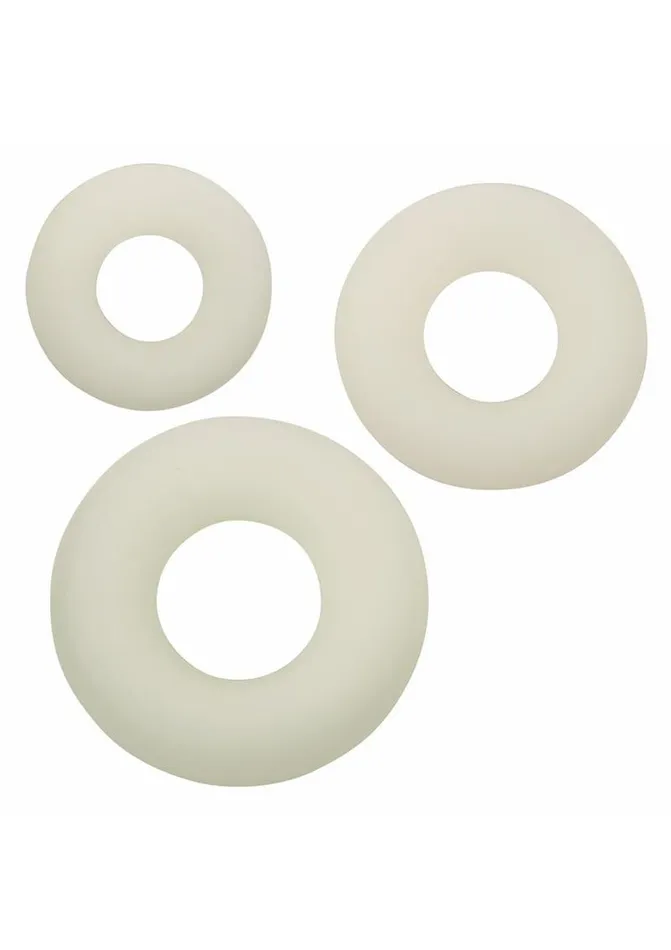 Alpha Female Sex Toys Alpha Glow In The Dark Liquid Silicone 3 Ring
