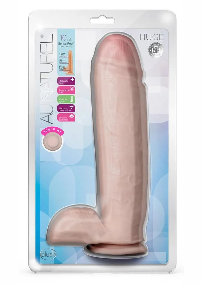 Au Naturel Huge Sensa Feel Dildo with Suction Cup Au Naturel Female Sex Toys