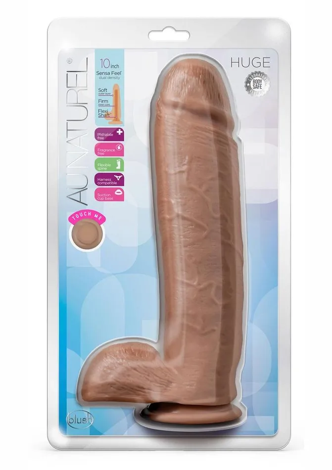 Au Naturel Huge Sensa Feel Dildo with Suction Cup Au Naturel Female Sex Toys