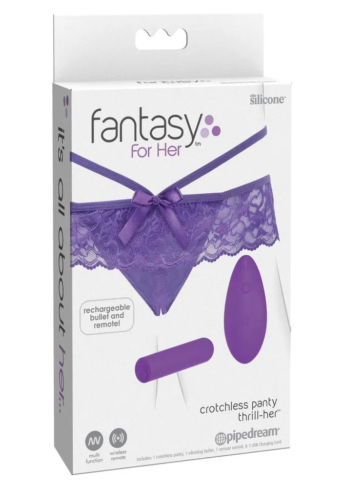 Fantasy For Her Fantasy Fore Her Thrill Her Crotchless Panty Vibe Female Sex Toys Fantasy For Her Fantasy Fore Her Thrill Her Crotchless Panty Vibe Female Sex Toys