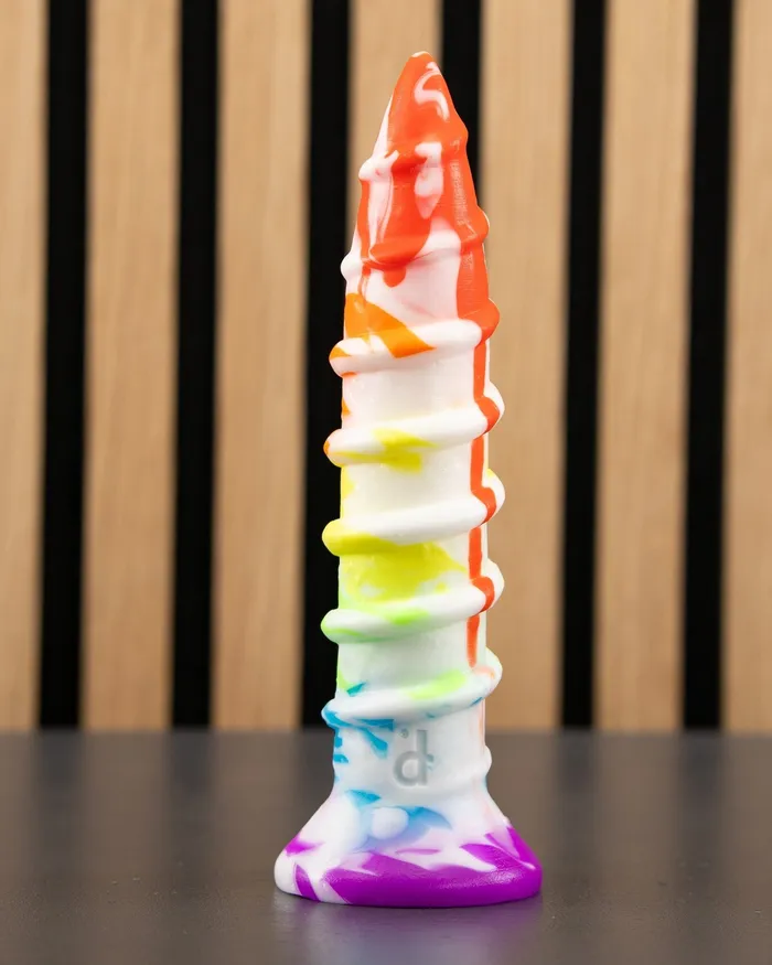 Female Sex Toys PhreakClub Screw Medium Soft Rainbow Pride