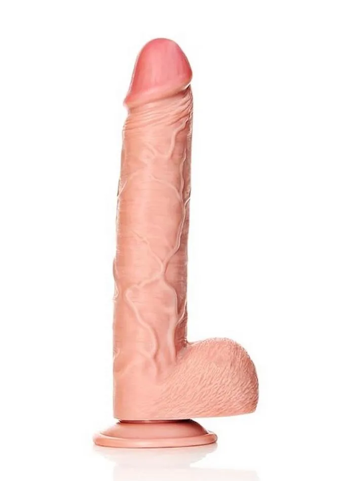 Female Sex Toys Real Rock Realrock Straight Realistic Dildo with Balls and Suction Cup