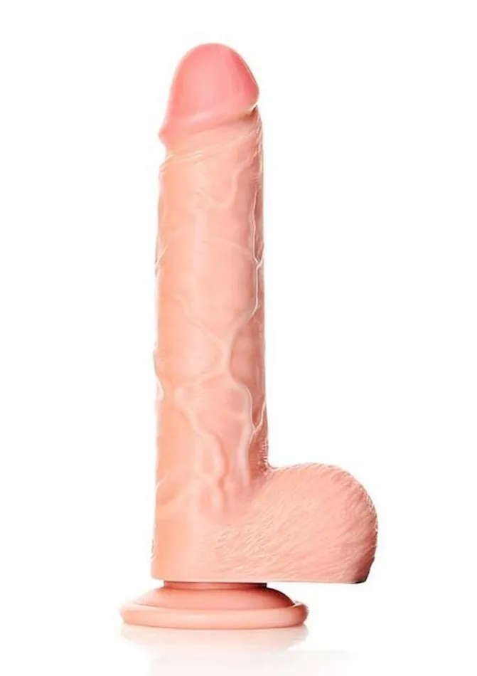 Female Sex Toys Real Rock Realrock Straight Realistic Dildo with Balls and Suction Cup