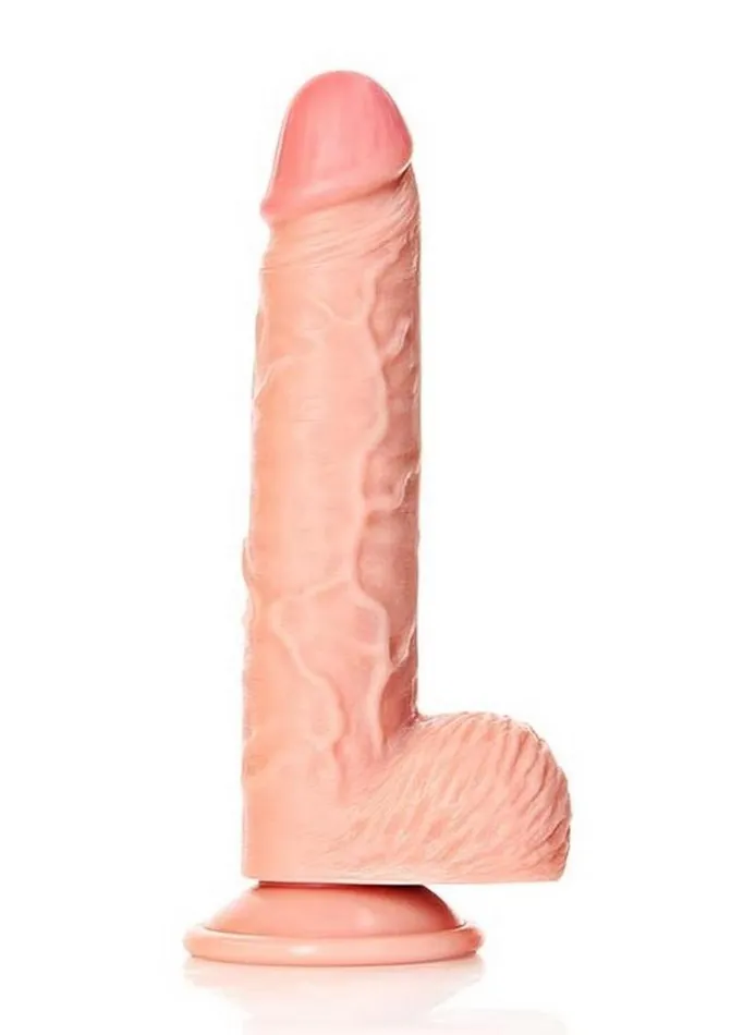 Female Sex Toys Real Rock Realrock Straight Realistic Dildo with Balls and Suction Cup