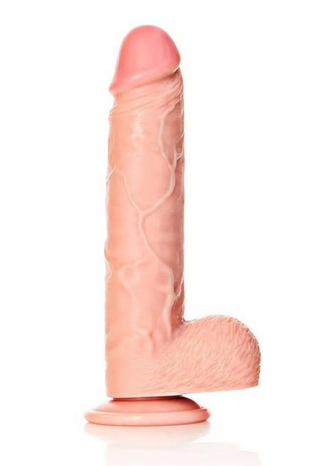 Female Sex Toys Real Rock Realrock Straight Realistic Dildo with Balls and Suction Cup