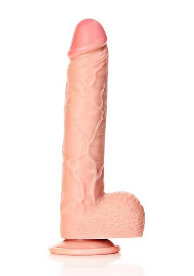 Female Sex Toys Real Rock Realrock Straight Realistic Dildo with Balls and Suction Cup