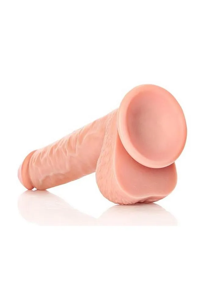 Female Sex Toys Real Rock Realrock Straight Realistic Dildo with Balls and Suction Cup