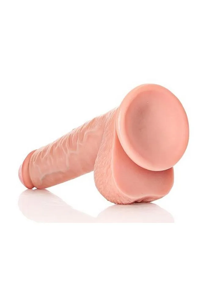 Female Sex Toys Real Rock Realrock Straight Realistic Dildo with Balls and Suction Cup