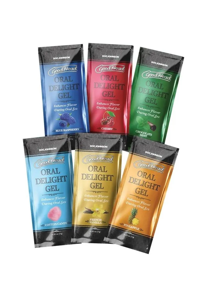 Goodhead Oral Delight Gel 24oz Bulk 48 Pieces Assorted Blue Raspberry Cherry Chocolate Mint Cotton Candy French Vanilla Pineapple GoodHead Dildos Goodhead Oral Delight Gel 24oz Bulk 48 Pieces Assorted Blue Raspberry Cherry Chocolate Mint Cotton Candy French Vanilla Pineapple GoodHead Dildos