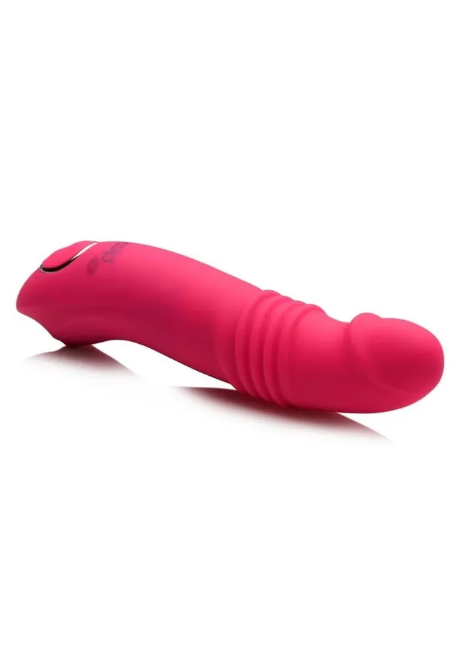 Gossip Blasters 10x Rechargeable Silicone Thrusting Vibrator Gossip Female Sex Toys