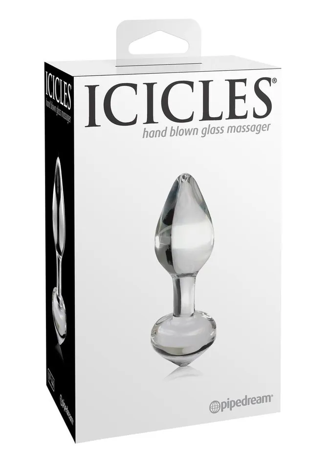 Icicles Male Sex Toys Icicles No 44 Glass Anal Plug Icicles Male Sex Toys Icicles No 44 Glass Anal Plug
