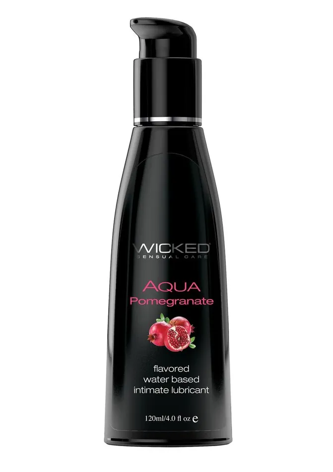 Lubricants Wicked Aqua Water Based Flavored Lubricant Pomegranate Wicked Aqua Lubricants Wicked Aqua Water Based Flavored Lubricant Pomegranate Wicked Aqua