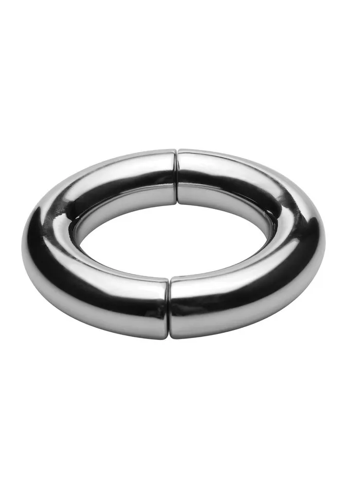 Male Sex Toys Master Series Mega Magnetize Stainless Steel Cock Ring Master Series