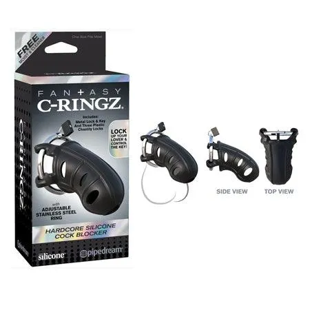 Male Sex Toys Pipedream CRingz Hardcore Silicone Cock Blocker Male Sex Toys Pipedream CRingz Hardcore Silicone Cock Blocker