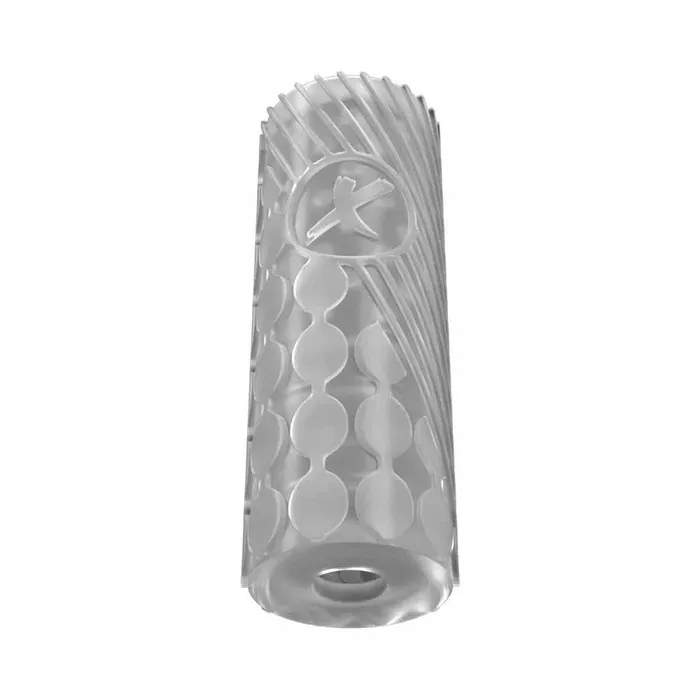 PDX Elite EZ Grip Stroker Clear PDX Brands Male Sex Toys PDX Elite EZ Grip Stroker Clear PDX Brands Male Sex Toys