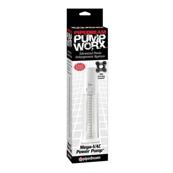 Pipedream Female Sex Toys Pipedream Pump Worx MEGAVAC Power Pump ClearWhite