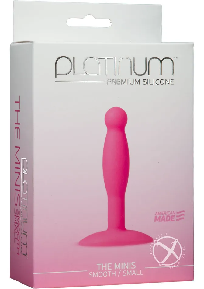 Platinum Premium Silicone Male Sex Toys Platinum Premium Silicone The Minis Smooth Small Anal Plug