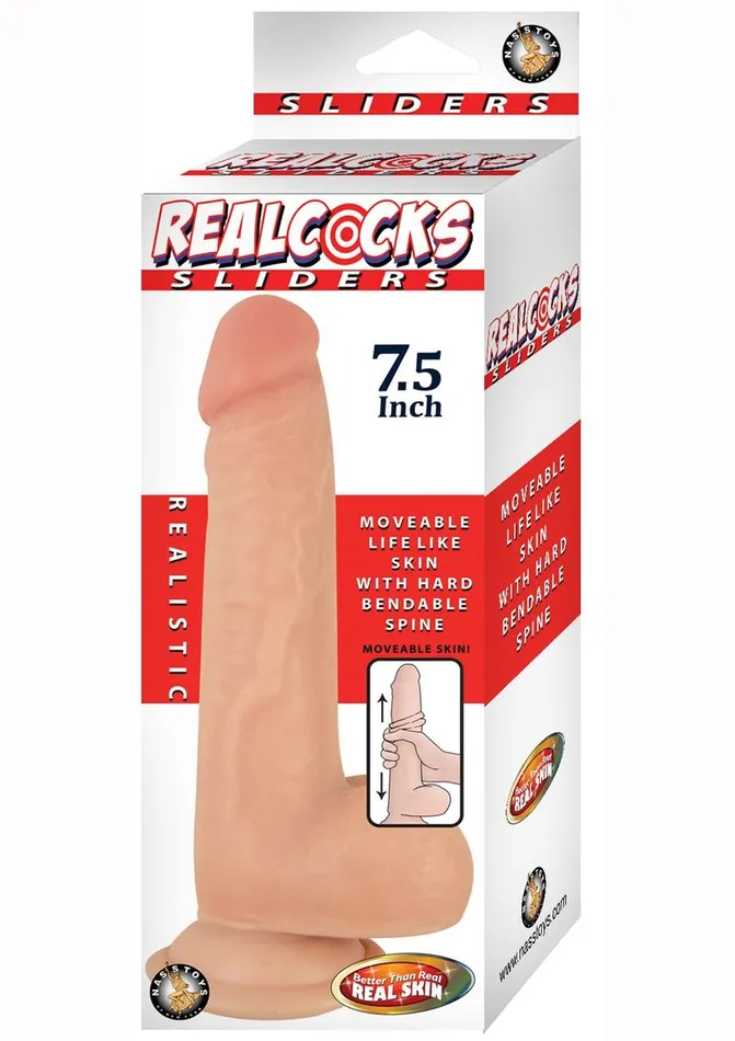 Realcocks Realcocks Sliders Dildo with Balls Female Sex Toys Realcocks Realcocks Sliders Dildo with Balls Female Sex Toys