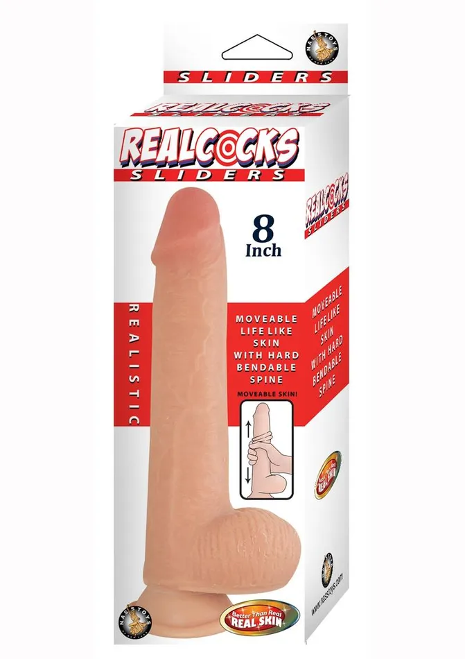 Realcocks Realcocks Sliders Dildo with Balls Female Sex Toys Realcocks Realcocks Sliders Dildo with Balls Female Sex Toys