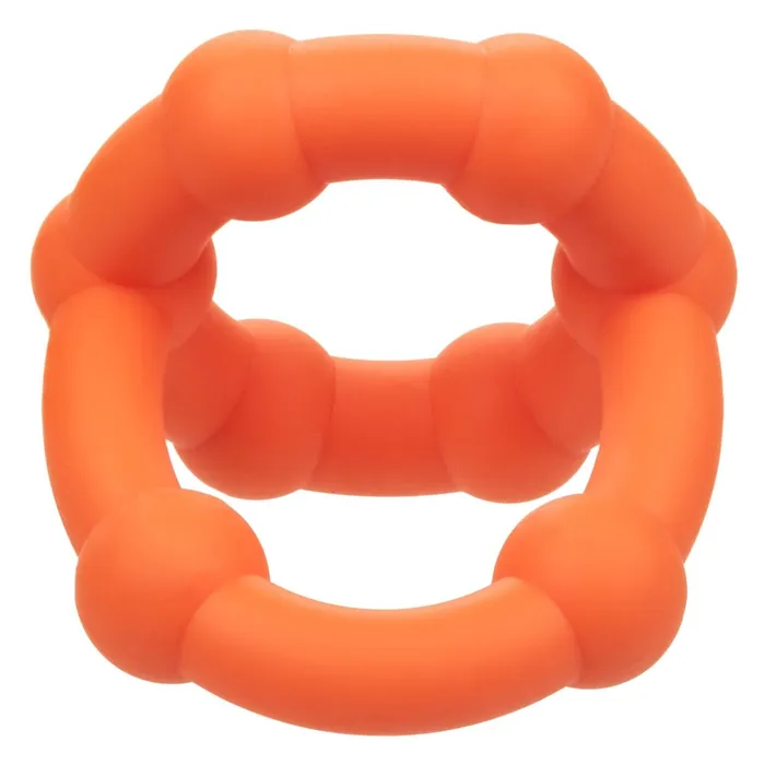Alpha Liquid Silicone All Star Ring Orange CalExotics Male Sex Toys Alpha Liquid Silicone All Star Ring Orange CalExotics Male Sex Toys