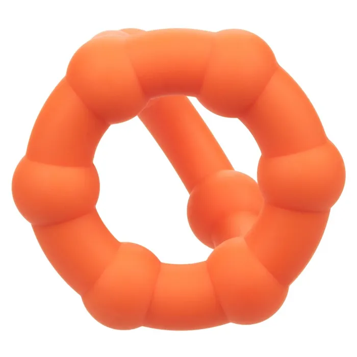 Alpha Liquid Silicone All Star Ring Orange CalExotics Male Sex Toys Alpha Liquid Silicone All Star Ring Orange CalExotics Male Sex Toys