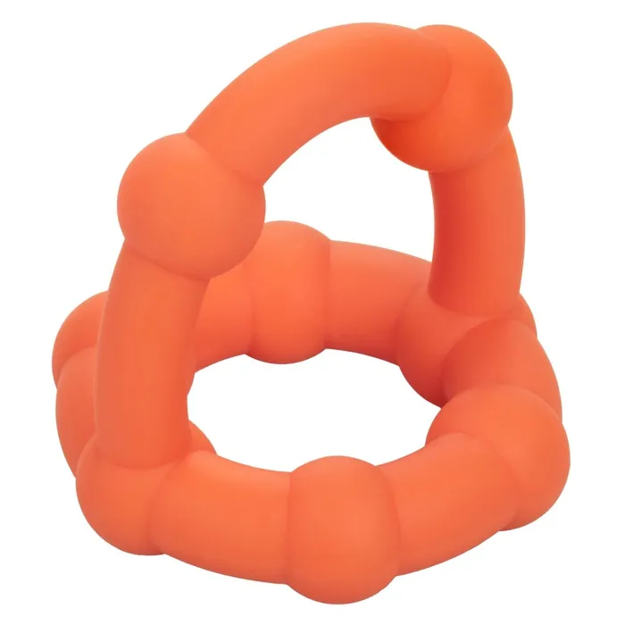 Alpha Liquid Silicone All Star Ring Orange CalExotics Male Sex Toys Alpha Liquid Silicone All Star Ring Orange CalExotics Male Sex Toys