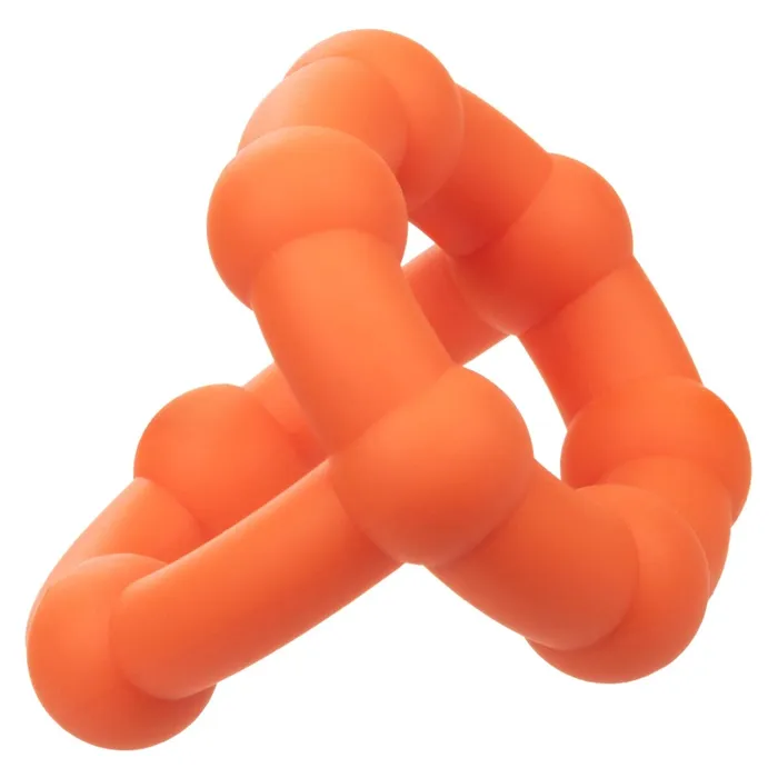 Alpha Liquid Silicone All Star Ring Orange CalExotics Male Sex Toys Alpha Liquid Silicone All Star Ring Orange CalExotics Male Sex Toys