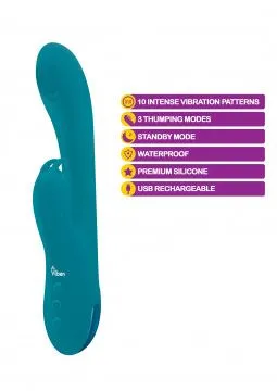 Ballisticmetal Female Sex Toys Wholesale Razzle Rechargeable Thumping GSpot Rabbit Vibe With Clitoral Clit Massager Viben Vibrator Ocean Ballisticmetal Female Sex Toys Wholesale Razzle Rechargeable Thumping GSpot Rabbit Vibe With Clitoral Clit Massager Viben Vibrator Ocean