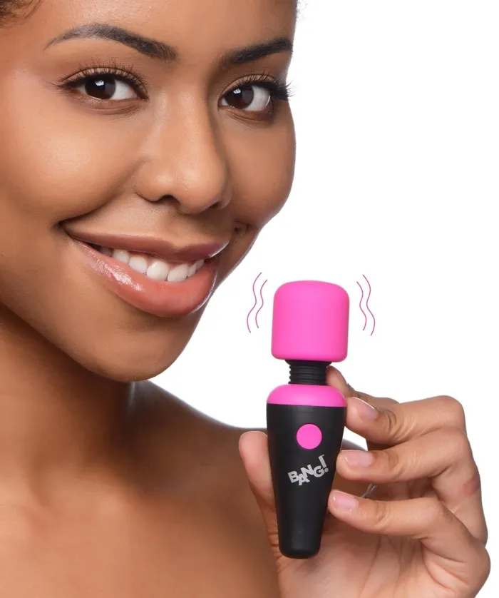 Bang 10x Vibrating Mini Silicone Wand XR Brands Bang Female Sex Toys